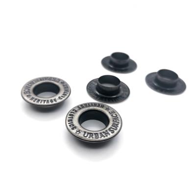 China nickel free customize high quality logo eyelets from china for sale