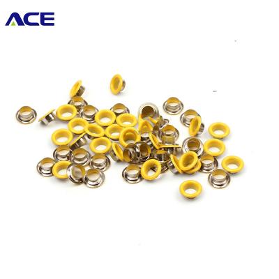 China Factory Nickel Free Custom Logo High Quality Various Sizes Round Metal Grommets Brass Grommets Button Accessories For Garment Or Shoes for sale