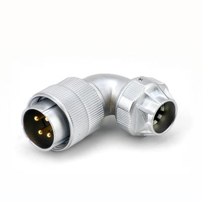 China Silver POWER factory direct sale waterproof plug power cable connector for sale