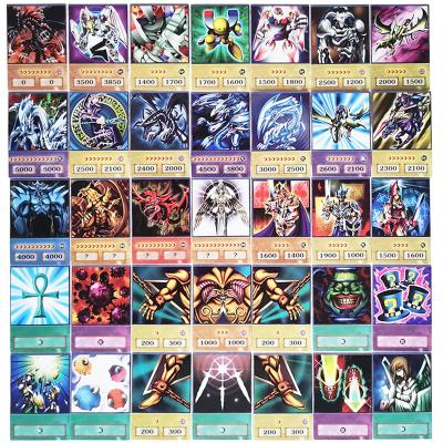 China 100Pcs Yugioh Gaming Party Drinking Card Covers / King Three Fantasy Gods Classic Box New Game Board Game English Card for sale