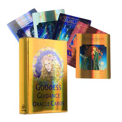 China Custom Printing High Quality Thoughtful Oracle Goddess Boards Oracle Cards Decks Oracle Tarot Cards Factory Entertainment Tarot Cards for sale