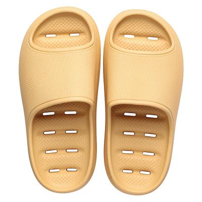 China ThickerHome Thickened Couple Slides Hollow Out Men's Unique Soft Indoor Women's Slippers Summer Bathroom Anti-skid Platform Shoe for sale