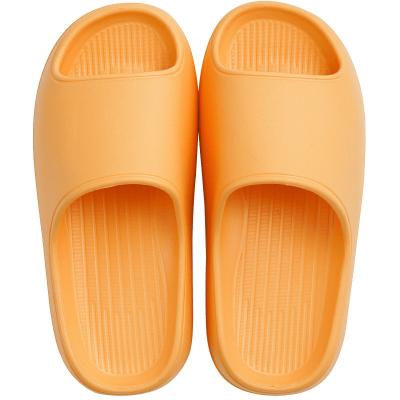 China 2021New Women Men's Thicker Soft Indoor Slippers Anti-skid Bath PlatformShoe Summer Bathroom Sandals EVA Couples Slides Thick Sole for sale