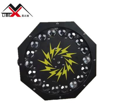 China Ktv 9w*18pcs rgb 3in1 new product 2019 led cyclone beam green laser par light for dj bar for sale