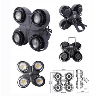 China 65 Eyes 400w Four Waterproof DJ Party DJ Equipment Luces Led Ip Led COB Blinder Assist Disco Light For Wedding Stage for sale