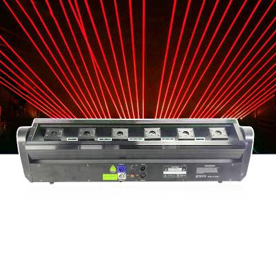 China New Sale Six Eyes Big Bar Laser Projector Red Color Top Eyes Led Beam Moving Laser Bar Light For Stage Disco DJ for sale