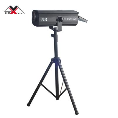 China Free standing hot sale led electronic dmx stage lighting 189W 5R 230W 7R colorful led to follow focus gobo spot disco lights for wedding party for sale