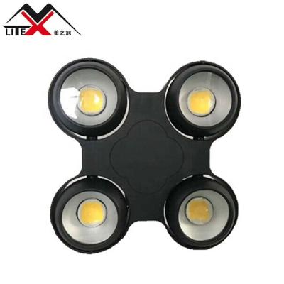 China Hot Selling Disco Led Stage Lights 4x100w IP65 Warm White Led Light Outdoor Waterproof Cob Surface Matrix Blinder Attendance for sale