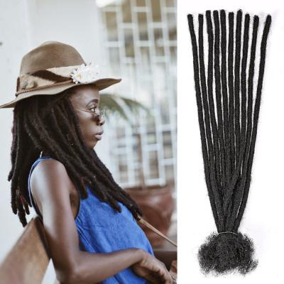 China Dread Locs Dreadlock Extensions, 0.8cm 6-22 Inch Slot Extensions 100% Hair Dread Extensions, Mens Dreadlock Extension for sale