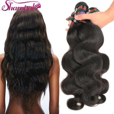 China High Quality Soft Silk Double Weft Brazilian Virgin Hair Body Wave 100% Straight 100 Hair Extension for sale