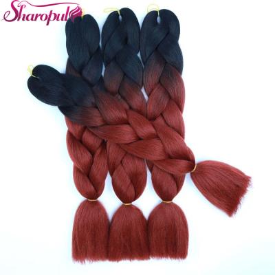 China Hot Selling 100 Color Women's Jumbo Braid Hair Synthetic African Hair Extension Big Synthetic Hair,Cosplay Wig Braid Hair for sale