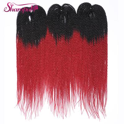 China Synthetic Hair For Braiding Senegalese Twist Hair Crochet Braid Extensions for sale