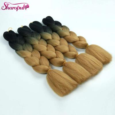 China Simple and ombre braiding hair hot selling high quality and reasonable price elephant braids synthetic hair for crochet braids hair extensions seller for sale