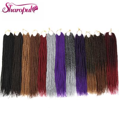 China 30strands/pack Synthetic U-Tip Hair Senegalese Twist Crochet Braid Rope Twist Braid Hair Extensions for sale