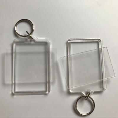 China Promotion Gift Custom Clear Acrylic Key Chain for sale