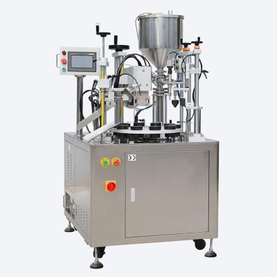 China Ultrasonic Food Paste Cream Ultrasonic Tube Filling Machine Tube Filler and Sealer for Cosmetics Food and Medicine for sale