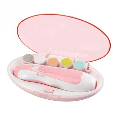 China Multifunctional Eco-freindly Baby Care Polisher 360 Degree Rotation Nail Cutter and Silent Polisher for Baby Care Nail Products for sale