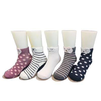 China Dot Striped Children's Fashion Girl Socks Custom Cotton Fashion QUICK DRY Design for sale