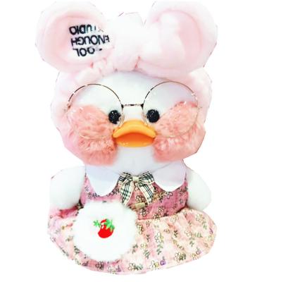 China High Quality Plush Duck Plush Toys Duck Doll Yellow Pato Lalafanfan Cafe Duck Clothes Softly 30cm for sale