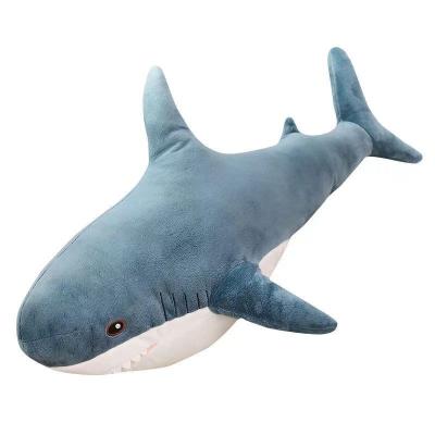 China Wholesale Soft High Quality Shark Stuffed Plush Toys Desk Cushion Animal Pillow for sale