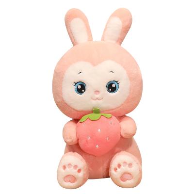 China Custom Fruit Bunny Plush Rabbit Toy Stuffed Animal Plush Toys Bunny Plush Pillow for sale