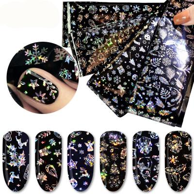 China Wholesale Custom Nail Decoration Sticker Nail Wraps Nail Art Christmas Nail Decoration Sticker for sale