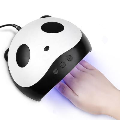 China Nail Art Beauty Newest 36W Panda Intelligent UV/LED Nail Dryer Lamp For All Gel Polish for sale