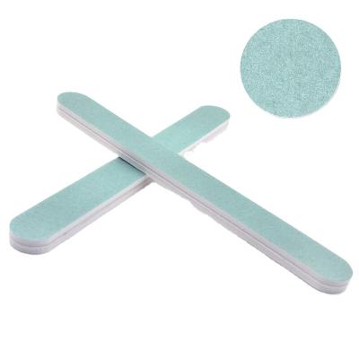 China Professional Nail Care Sponge Nail Art Tools Double-Sided Nail File Set 180 150 80 100 Grit Nail File for sale