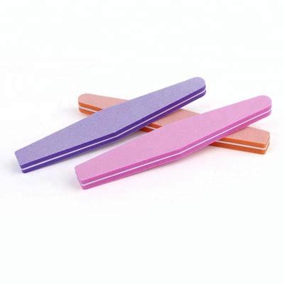 China Eco-friendly Fashion Colored Nail Folder Washable Sponge Folder 4 Sided Professional Sponge Nail Folder for sale