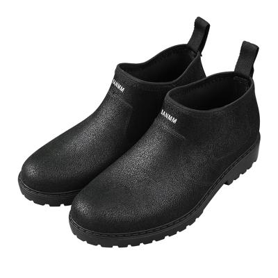 China Fashion Waterproof Low-tube Rain Boots Overshoe Kitchen Chef Non-slip Adult Car Fishing Wash Water Shoes Water Boots for sale