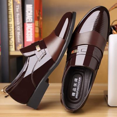 China Wholesale New Style Big Size Increase 6CM British Invisible Men's Height Increasing Oxfords Stylish Casual Wedding Shoes for sale