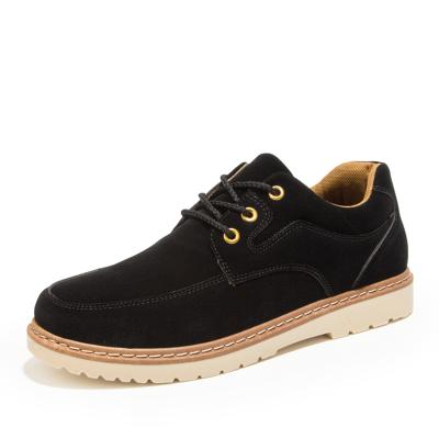 China British fashionable low-cut anti-slip spring and autumn new suede boots business logging men's casual shoes for sale