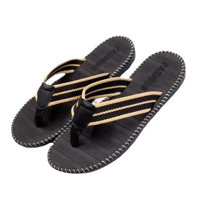 China Wholesale Fashion Trend Lightweight Korean Men's Beach Pinch Pinch Men's Flip-Flops Sandals Breathable Slippers for sale