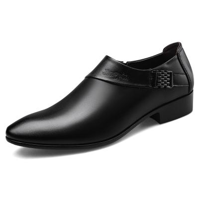 China Breathable British Business Casual Sharp Dress Leather Shoes Large Size Fashion Wedding Shoes for sale