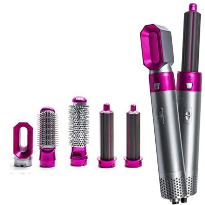 China Nondisposable Hot Airbrush Hair Drying Styling One Step Ionic Volumizer Hair Blow Dryer Brush Hair Straightening Curling for sale