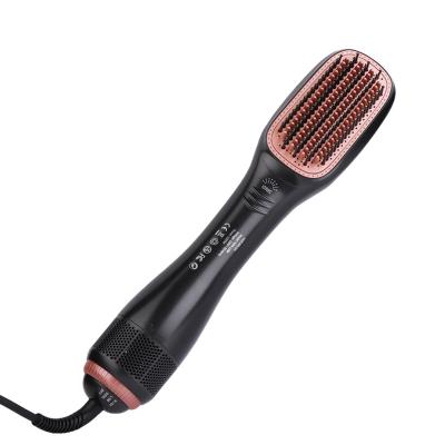 China Nondisposable OEM ODM Custom 3 in 1 Electric Hot Air Comb Hair Dryer Straightening Brush with Negative Ionic for sale