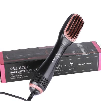 China Nondisposable Combo Aire and Air One Styler Hair Straightener Brush Beauty Salon Hair Dryer Step Hair Brush Blow Dryer Nondisposable for sale