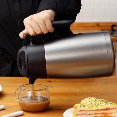 China PORTABLE Stainless Steel Vacuum Thermos Double Coffee Carafe PO Teapot Water Jug Wall Insulated Milk Jug for sale