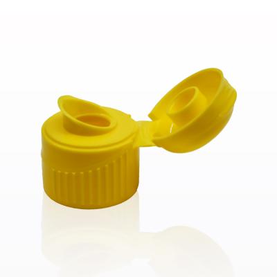 China Bottles 28 / 410 Plastic Flip Top Honey Sauce Oil Squeeze Capsule for sale