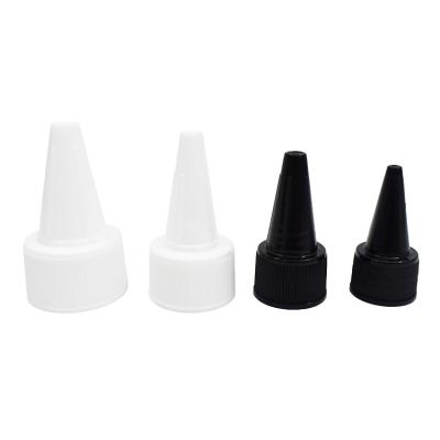 China Non Spill Plastic Cap 13mm Plastic Twist Nozzle Top Cap for sale