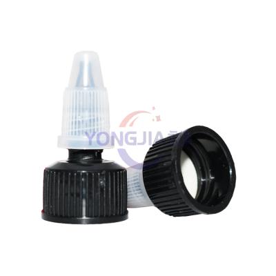 China Non Spill 18mm 20mm 24mm Plastic Twist Cap 28mm Plastic Top Mouth Cap Screw Cap for sale