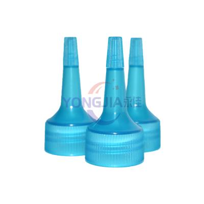 China Non Flip 24/410 Plastic Twist Top Cap Screw Cap Pointed Mouth Cap for sale