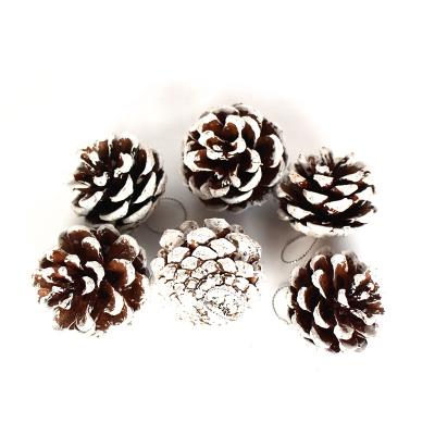 China Handwork Tending Products Natural Dry Wooden Cotton Pine Cone Christmas Decoration For Make Bouquet Pinecone Christmas for sale