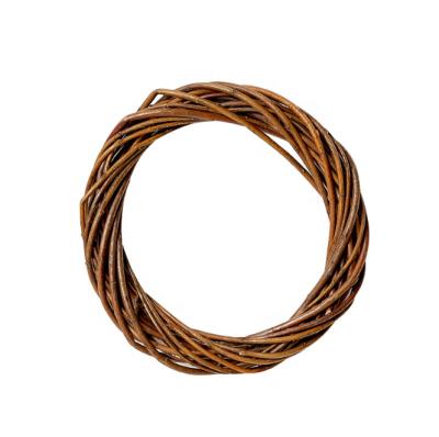 China Wedding Party DIY Artificial Wreath Opens Willow Branch Rattan Braid Ring Christmas Circle Wall Hanging for sale