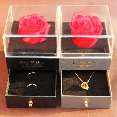 China event decor & mother's day preserved rose in gift box handmade eternal roses for mothers day valentines day for sale