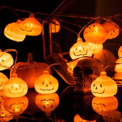 China Christmas Party Decoation Big Pumpkin Lights Halloween String Lights Thanksgiving Pumpkin String Lights with Waterproof Battery Box for Indoor/Outdoor for sale