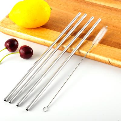 China High Quality Stainless Steel Straight Straw Viable Hot Selling Drinking Straw for sale