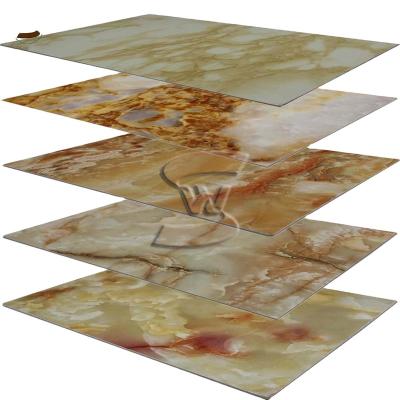 China High Glossy Marble Waterproof PVC Sheet 1220*2440*3mm Eco-friendly / Waterproof PVC Panel For Home Interior Decoration for sale