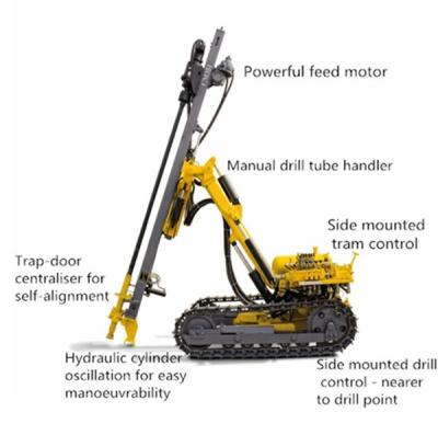 China Hammer Anchor Drilling Rig Foundation Piling Machine for Downhole Hole Blasting Drilling for sale