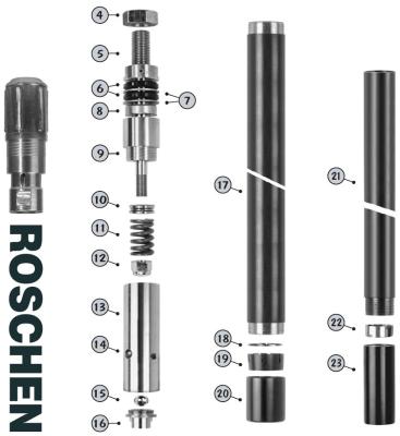 China Triple Core Barrel for water well drilling, AMLC/ BMLC / NMLC / HMLC Size for sale